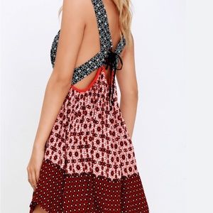 Flowy boho backless dress - Lulu